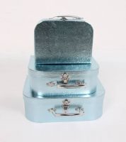 Special aper cardboard suitcase box with handle